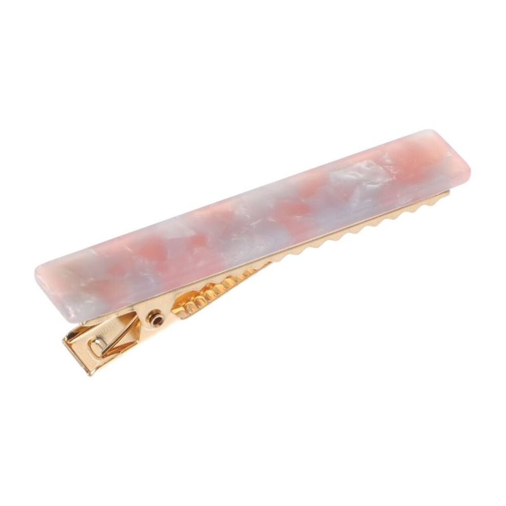 Fashion Duckbill Hairpin Hairdo Clip Light Purple Pink